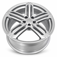 Jantes forgées 6061-T6 à 10 branches en Y, concaves, argent brillant, 18-22 pouces, 5x108 5x112 5x120 pour BMW Audi Mercedes-Benz