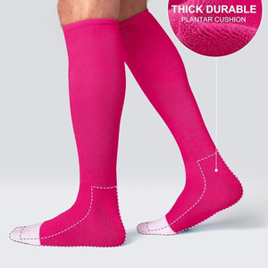 Custom Design Wholesale Cotton Crew Socks <b>Knee</b> <b>High</b> Solid Pattern Soccer Baseball Softball Breathable Unisex Adults Youth Sports - Product Image 4