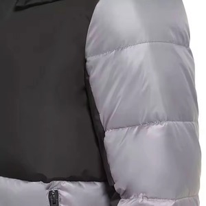 Custom <b>Men's</b> Hooded Down Puffer <b>Jacket</b> with Front Custom Logo <b>Lightweight</b> Classic Design Polyester Fiber Fill - Product Image 6