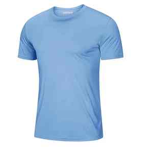 Camisetas nuevas 2026 para hombre, camisetas de cuello grueso 100% algodón, camiseta lisa de cuello simulado de alta densidad para hombre - Product Image 4