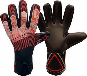 Gants de gardien de but unisexes de haute qualité en cuir PU pour l'extérieur avec protection des doigts et du pouce - Product Image 5