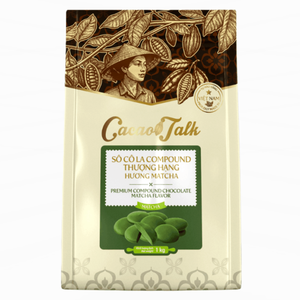 Ingredientes Esenciales para Repostería y Postres: Relleno, Cobertura, Chocolate Matcha HALAL en Botones de Cacao 1KG, Proveedor Global OEM/ODM - Product Image 1