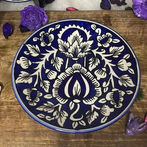 Platos y Vajillas de Cerámica Azul con Diseños Florales y Motivos para Decoración de Paredes, Uso Doméstico y Hotelero a Precio de Mayoreo - Product Image 3