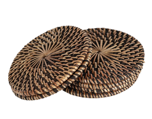 Rustic Handmade Rattan Placemat | Durable & Easy to Wash | Everyday <b>Mat</b> for Breakfast & <b>Dinner</b> - Product Image 5
