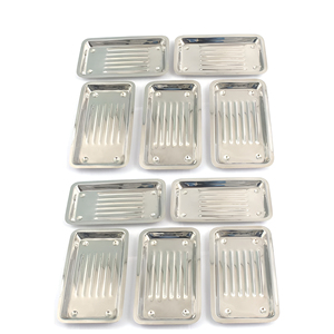 Bandeja Escalar Manual de Acero Inoxidable Alemán de la Mejor Calidad, Diseño Duradero, Ligera y Fácil de Limpiar para Uso Hospitalario y Dental - Product Image 2