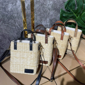 Direct Factory Sale Premium Quality Woven Rattan Seagrass Bag Luxury Handmade for <strong>UK</strong> Market Wholesale Low Price Quality - Product Image 1