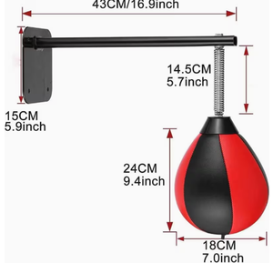 Ballon de vitesse de qualité supérieure pour l'entraînement sportif et la remise en forme, équipement d'entraînement de vitesse en salle pour les exercices de fitness - Product Image 2