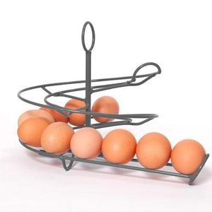 Panier à œufs en fer de qualité supérieure, design merveilleux, forme ronde, couleur noire, panier à œufs pour support de rangement très vendu - Product Image 1