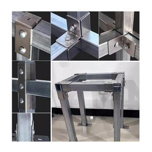 Connecteurs carrés en <span class=keywords><strong>acier</strong></span> inoxydable SS304 à angle droit de 90 degrés, bidirectionnels, pour soudage et découpe laser, connecteur de 21 <span class=keywords><strong>mm</strong></span> - Product Image 5