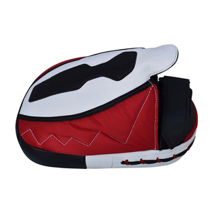 Guantes de Boxeo de Piel Sintética con Cierre de Gancho y Bucle, Correa de Muñeca Ajustable, Unisex para Adultos, Negro, Rojo, Blanco, Entrenamiento de Artes Marciales - Product Image 2