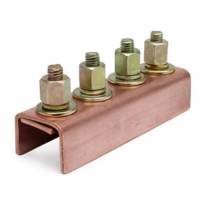 Busbar Connector for DSL Conductor Rail System Copper Aluminum Joint Clamp EOT Crane Power Line Accessory CMK Brand India - Product Image 1