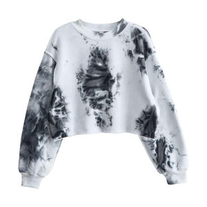 Sudadera Corta Extra Grande para Mujer, Informal, de Forro Polar, para Otoño e Invierno - Product Image 1