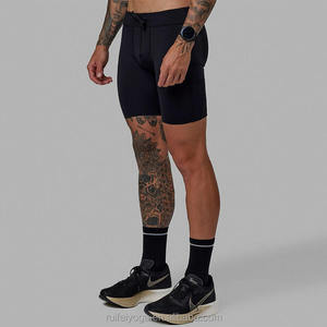 Custom Logo Athletic Workout Running <b>Men</b> <b>Compression</b> <b>Shorts</b> With Pocket - Product Image 4