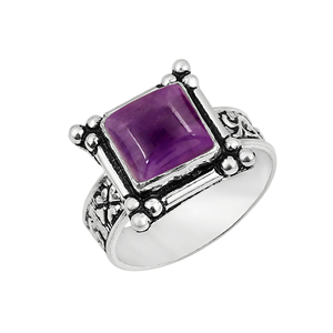 Bague Gourik Bohème Chic en Onyx Noir Sertie de Pierres Précieuses, en Argent Massif 925, Style Rétro Vieilli et Oxydé, Bague de Déclaration - Product Image 4