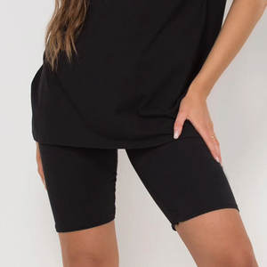 Conjunto de Sudadera con Capucha y Pantalones Cortos para Mujer, 100% Algodón, Personalizado al por Mayor, Dos Piezas, Conjunto Deportivo para Mujer 2026 - Product Image 5