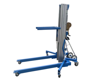 Plataforma Elevadora Manual de Aleación de Aluminio Ligera, Máquina de Alimentación Manual para Fábrica y Almacén - Product Image 3