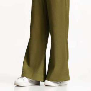 Pantalones Casuales de Invierno para Mujer, con Cintura Ajustable, Tela de Lona, Transpirables, Ecológicos, Moda Urbana, Venta al Por Mayor - Product Image 4