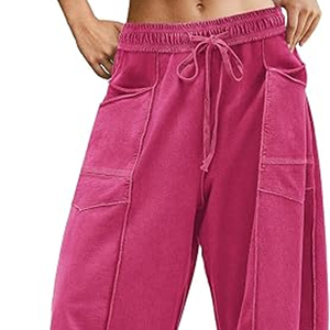 กางเกงจ็อกเกอร์คาร์โก้ผู้หญิงแบบสั่งทำพิเศษ กางเกงวอร์มทรงหลวม เอวสูง พิมพ์ลาย ปักลาย รับผลิตแบบ OEM ODM ขายส่ง - Product Image 2