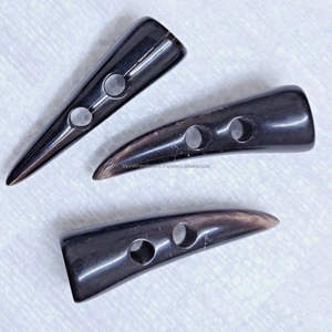 Buffalo Horn <b>Toggle</b> <b>Button</b> Genuine Horn <b>Buttons</b> Wholesale Cheapest <b>Toggles</b> <b>Button</b> for Jeans Coat Top Quality - Product Image 2