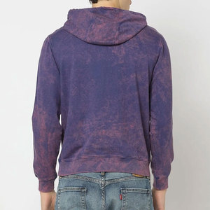 Sudadera con Capucha para Hombre, Corte Regular, Tejido de Algodón Lavado, Estampado de Letras, Estilo Casual para Otoño - Product Image 3