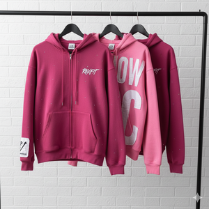 Sudadera con capucha para hombre de diseño nuevo, estilo urbano, personalizada, oversize, de tejido grueso, con bordado desgastado y pedrería en toda la superficie, con cremallera. - Product Image 4