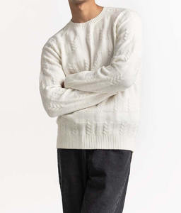 Suéter personalizado de punto, tejido suave y liso, de manga larga, estilo casual, cuello redondo, para invierno. - Product Image 3