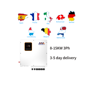 Megarevo 3 Phase Hybrid Solar Inverter 8/10/12/15kW 380V <strong>on</strong> <strong>Grid</strong> Solar System Inverter With <strong>MPPT</strong> With High Voltage Battery - Product Image 1