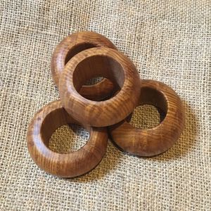 Wooden Napkin Ring Holder <b>High</b> Durability Natural Texture Elegant Dining <b>Table</b> Decor Wholesale Bulk <b>Kitchen</b> Accessories Supplier - Product Image 6