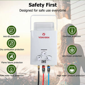 <span class=keywords><strong>Chauffe</strong></span>-eau instantané sans réservoir, portable, au <span class=keywords><strong>gaz</strong></span> naturel, pour camping-car, douche extérieure, en acier inoxydable - Product Image 6