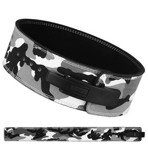 GAF Metal Lever Buckle 13mm Cowhide Non-<b>Slip</b> Weightlifting Squat Belt Fitness Power Waist Care for Unisex - Product Image 4