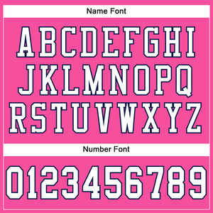 เสื้อเจอร์ซีย์กราฟิกโอเวอร์ไซส์สั่งทำพิเศษ สีชมพู สไตล์สตรีทแวร์ ลายฟุตบอล สีขาวกรมท่า ผ้าตาข่าย คุณภาพสูง แท้ สำหรับเล่นกีฬา - Product Image 3