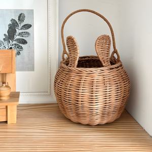 Paniers de poulet de Pâques en rotin en gros faits à la main beaux produits pour la décoration de festival de vacances - Product Image 4