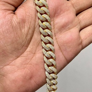 Good Selling Diamond Hip Hop <b>Bracelet</b> Dazzling Statement Fashion Jewelry for <b>Men</b> Women Party Wedding Available For Sale - Product Image 6