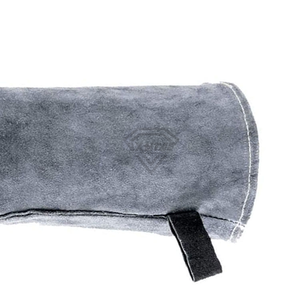 Heavy Duty Heat Resistant Split Leather Welding <b>Gloves</b> <b>Long</b> Cuff Industrial Protective Gauntlets For Construction And Workshop - Product Image 3
