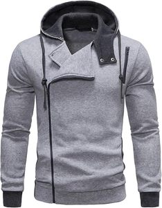 Wholesale Men's Asymmetric <b>Zip</b> <b>Hoodie</b> Navy Blue Cowl Neck <b>Longline</b> Regular Fit Polyester Winter Custom Logo Sweatshirt Jacket - Product Image 6