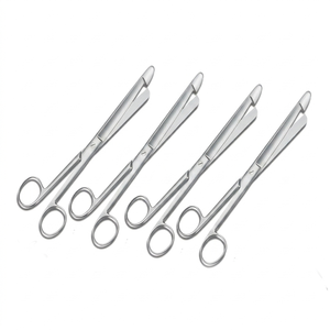 Tijeras de enterotomía con una punta de sonda, instrumentos de microcirugía de calidad premium, juego de instrumentos manuales de acero inoxidable - Product Image 1