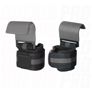 Ganchos de Levantamiento de Pesas para Gimnasio, Ajustables, Antideslizantes, de Acero, con Soporte para Muñeca, Correas de Levantamiento de Pesas Resistentes, Compresión Duradera - Product Image 5