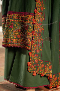 Trajes de Mujer de Tres Piezas, Color Verde Botella, Ecológicos, de Alta Calidad, Diseño Moderno y Tradicional - Product Image 4