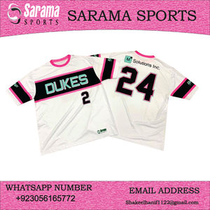 Custom New Style Men's Softball Shirts-Embroidery & Digital Printing 100% Cotton <b>Animal</b> Print High Street Style - Product Image 6