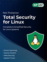 Logiciel antivirus Net Protector Total Security pour Linux 1 utilisateur 1 an (Livraison par e-mail en 1 heure - Sans CD)
