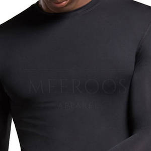 Compression Baseball <b>Undershirt</b> Men <b>Long</b> <b>Sleeve</b> Moisture Wicking Sports Base Layer Custom Baseball Compression Shirt - Product Image 3