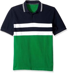 Polos de doble tono de alta calidad al por mayor ropa de hombre 100% algodón personalizado bordado Polo camiseta - Product Image 2