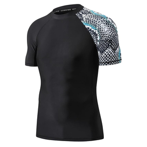 Camiseta de Compresión con Gráfico de Lobo para Hombre, Secado Rápido, Ropa Deportiva para Gimnasio, MMA, Rashguard, Logotipo Personalizado, Proveedor Mayorista - Product Image 2