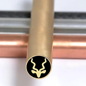 Custom Brass Mosaic Pin Antelope Pattern Stainless Steel Tube Decorative Mosaic Rod for <b>Knife</b> Handle DIY <b>Craft</b> OEM ODM Wholesale - Product Image 4