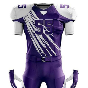 Dernier design OEM Ensemble maillot de rugby et de football Prix de gros Polyester respirant Uniforme américain pour équipes et clubs - Product Image 3