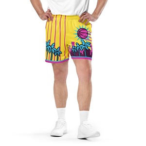 กางเกงบาสเก็ตบอลชายสุดฮิต 6 นิ้ว สไตล์ไฮสตรีท เอวสูง ยางยืด ผ้าฝ้ายผสมโพลีเอสเตอร์ 220 กรัม แห้งเร็ว ระบายอากาศได้ดี - Product Image 6