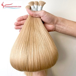 Venta al por mayor 100% extensiones de cabello humano crudo de alta calidad paquetes de cabello a granel sin enredos sin desprendimiento estilo de onda natural gran stock - Product Image 2