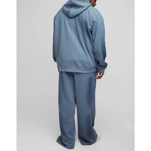 Sweat-shirt à capuche zippé à manches longues pour homme, mode automne-hiver, coupe ample décontractée, vêtements de sport pour homme - Product Image 3