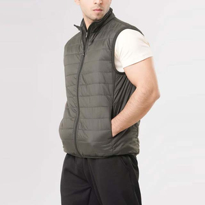 Chaqueta Deportiva de Invierno Transpirable, con Cuello Alto, Sin Mangas, Acolchada, de Lona de Alta Calidad, con Logotipo Personalizado, OEM, Venta Caliente - Product Image 3