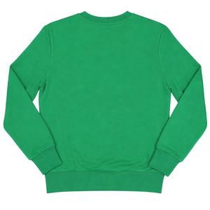 เสื้อสเวตเชิ้ตสีเขียว AKA ปักลายเชนิลสีชมพู ลายกรีก สำหรับสตรี ทรงคอกลม สวมใส่สบาย ดีไซน์ทันสมัย พรีเมียม - Product Image 2